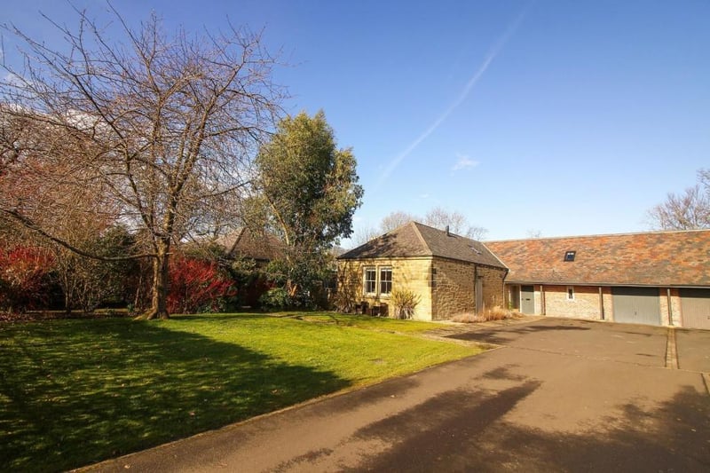 The barn conversion is situated in the executive Hartford Hall Estate.