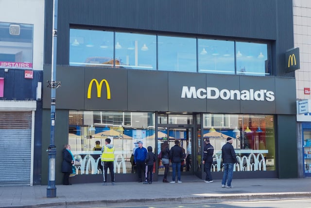 People in Portsmouth rushed out to get one final McDonald's before they shut on March 23.