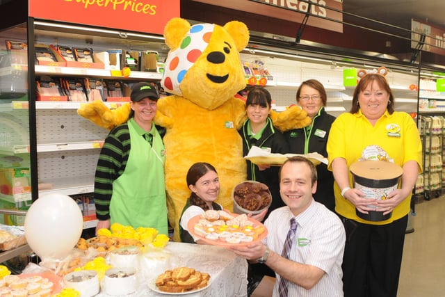 Cake galore - and a visit from Pudsey - in this nine-year-old photo at Asda Hebburn. Remember this?