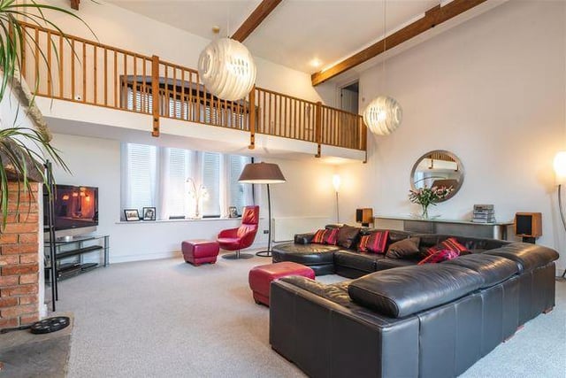 Located on Cherry Orton Road, Orton Waterville, Peterborough, PE2, this five bedroom property is a Grade II Listed stone-built barn conversion, which is tucked away in a sought after location. Property agent: Hurfords. bit.ly/2G2jP8J