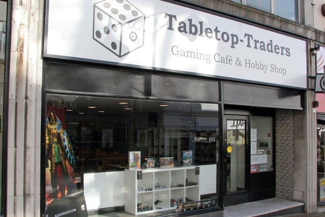 Tabletop Traders opened last month on Regent Street.
Offering traditional gaming, the fully-functioning cafe serves hot and cold food, along with a children’s menu and is open Tuesday to Sunday each week.
£3 for three hours of gaming