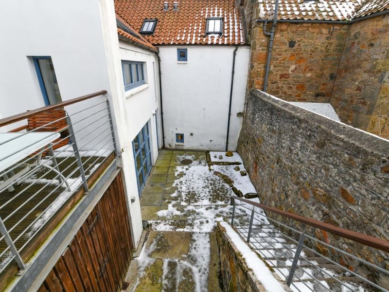 Courtyard lower level.