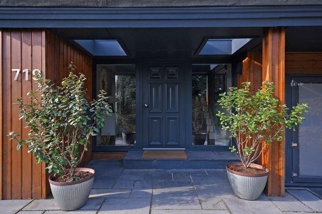 The front door gives a fantastic first impression to anyone coming to visit.