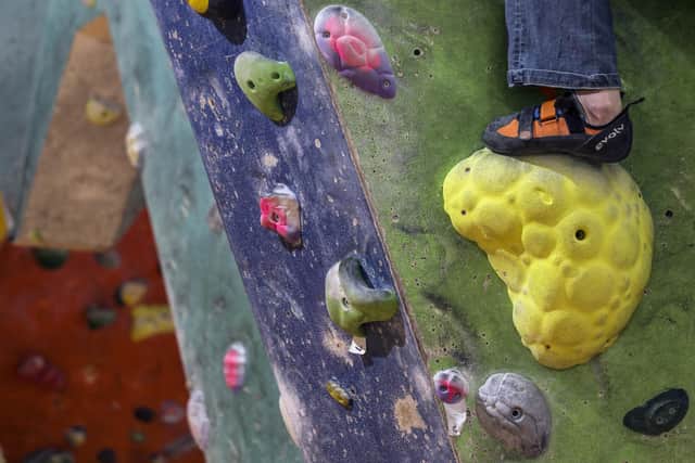 Bouldering is a great way to boost your fitness. (Photo by Oli Scarff/Getty Images)