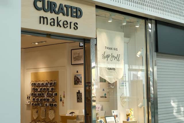 Siobhan Nicholson ans Aimee Hall at Curated Makers in Meadowhall