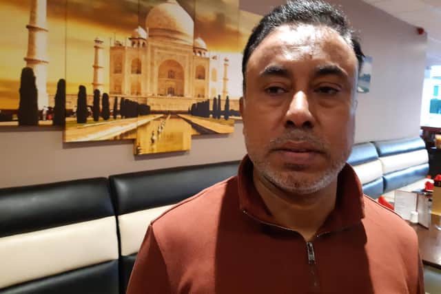 A well known Sheffield restaurant Jaflong, in Crookes,  is under threat of eviction, nearly 25 years after it first opened. Owner Shabab Uddin is pictured inside the restaurant