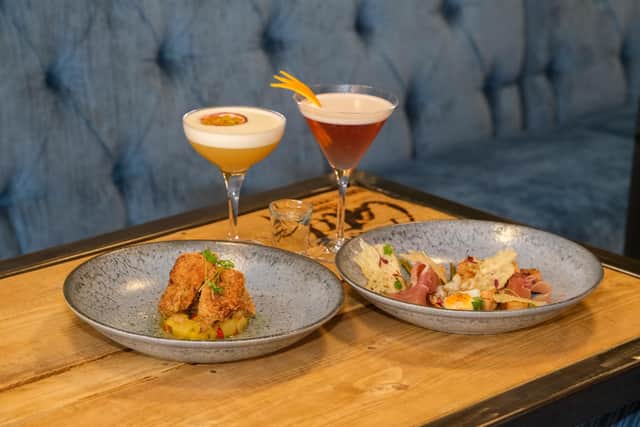The Catch restaurant at Kelham Island, Sheffield has a wide range of food and exciting cocktails