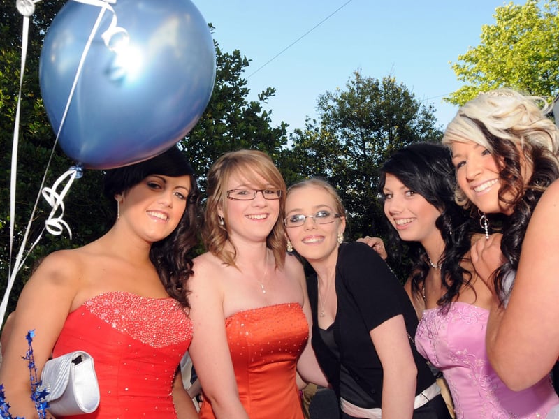 Brunts School prom at the Oakham Suite in Mansfield in 2011.