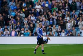 Sheffield Wednesday's Barry Bannan waves to the fans before the Sky Bet League One play-off semi-final, second leg match at Hillsborough, Sheffield. Picture date: Monday May 9, 2022. PA Photo.