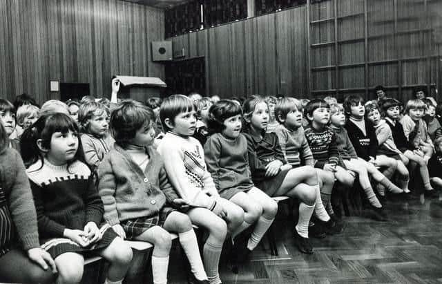 Pupils at a Sheffield school.