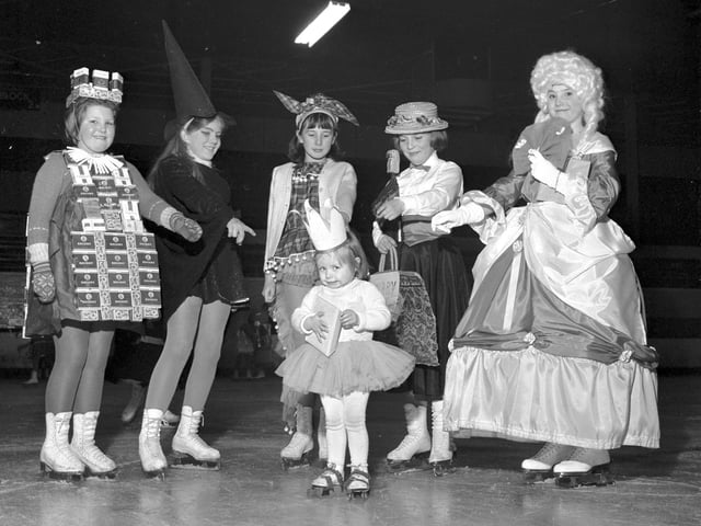 A 'carnival on ice' performed by Murrayfield's ice skating club in the early 1980s.