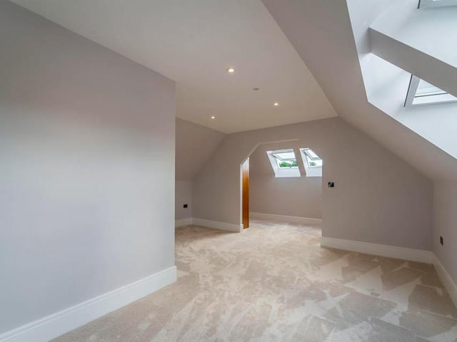 Up to the second floor now, and more bedroom space. Ideal if you want to invite guests to stay over.