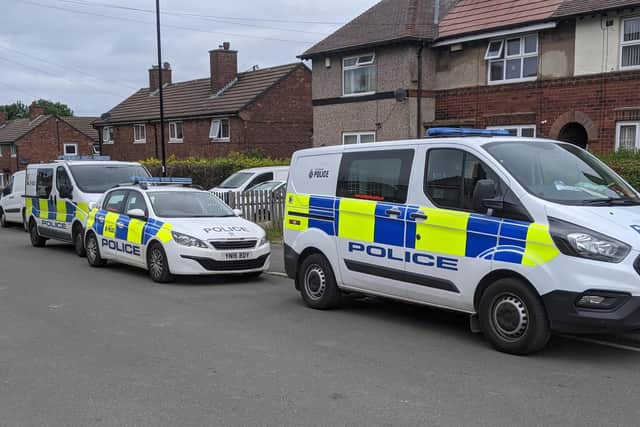 An arrest was made after police officers executed a drug warrant on the Arbourthorne estate in Sheffield