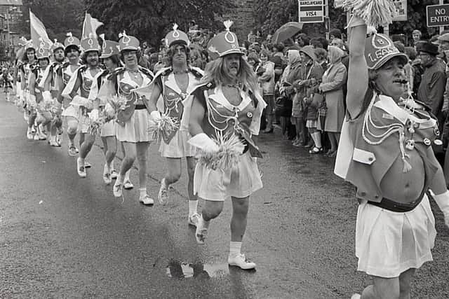 The Billerettes shook their pompoms at the 1980 Buxton Carnival
