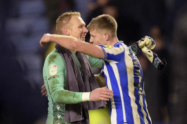 Mark McGuinness gave away the penalty that was saved by Sheffield Wednesday goalkeeper, Cameron Dawson.