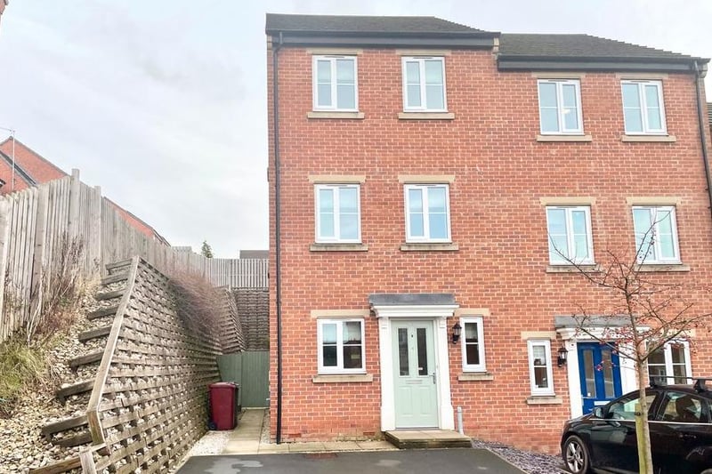 This unfurnished, four-bedroom, three-storey town house, is available for £725 per calendar month, with Toseland Properties.
