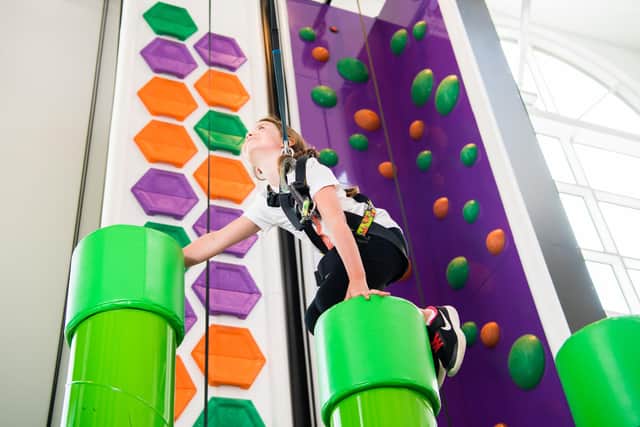Rock Up climbing centre at Meadowhall in Sheffield