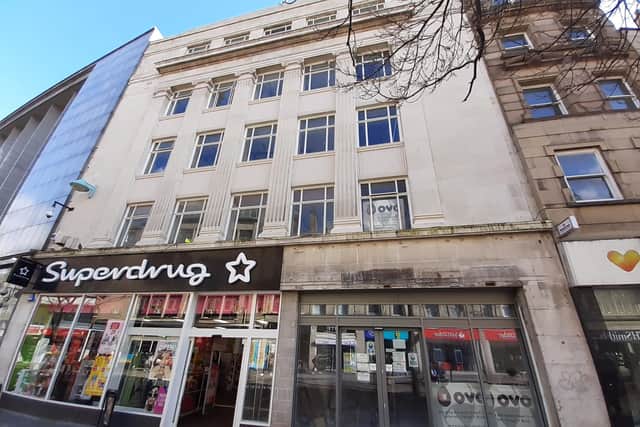 The former Topman is being converted into a four-storey office with ground floor reception. A £900,000 grant from the taxpayer helped make the £6.5m scheme ‘viable’.