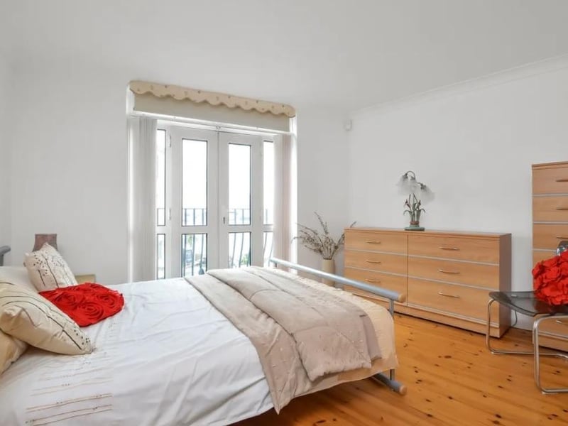 This townhouse in Bath Square, Old Portsmouth, has spectacular harbour views. It is on the market for £835,000.