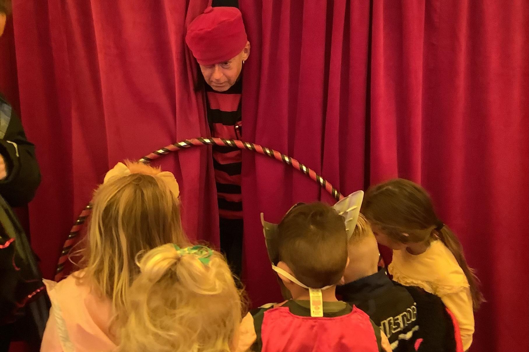 The children were enthralled
