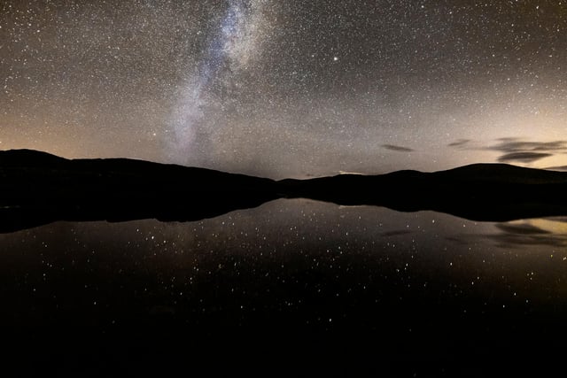 Clatteringshaws Loch sits in the darkest spot of the Galloway Forest Park,  the first Dark Sky Park in the UK and the fourth in the world, with a particularly dramatic stellar show usually on offer from the visitor centre here.