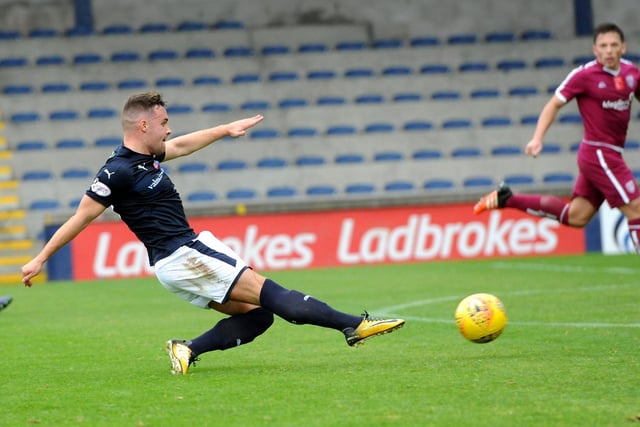 In October 2017 Lewis Vaughan scored the opening goal in a 2-0 win at Stark's Park.