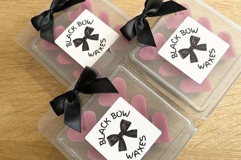 BlackBowWaxes sells hand made max welts. This is a soap and glory heart clamshell.
