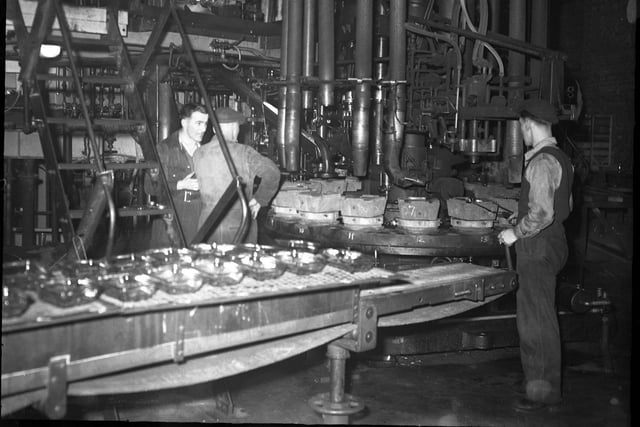 Joblings Glass Works in February 1950. Remember it?
