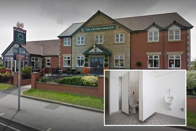 A thug caused an estimated £2,000 of damage to a locked pub door so he could use the toilet. Sword Dancer pub, on Richmond Park Road, Handsworth.
