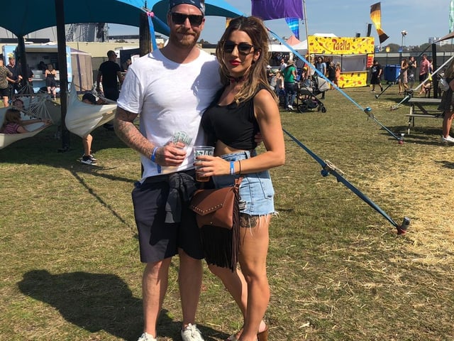 Danny Heir, 36 and Adele Firman ,37, from Portsmouth enjoying Victorious Festival 2019
