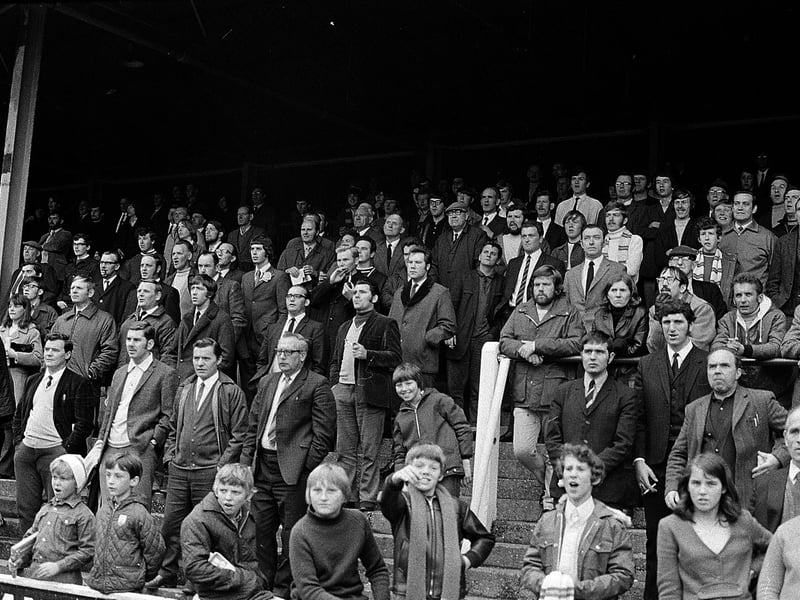 Fans at Stags v Rotherham game.