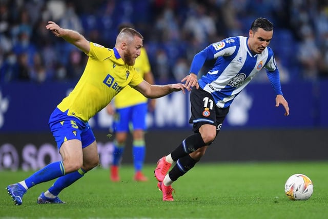 Leeds United want to reinforce their attacking options by signing Espanyol forward Raul de Tomas, but it will take a club record fee of around £38.2 million to do so. (Fichajes)

(Photo by Alex Caparros/Getty Images)