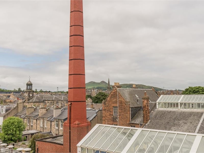 View from rear of building.