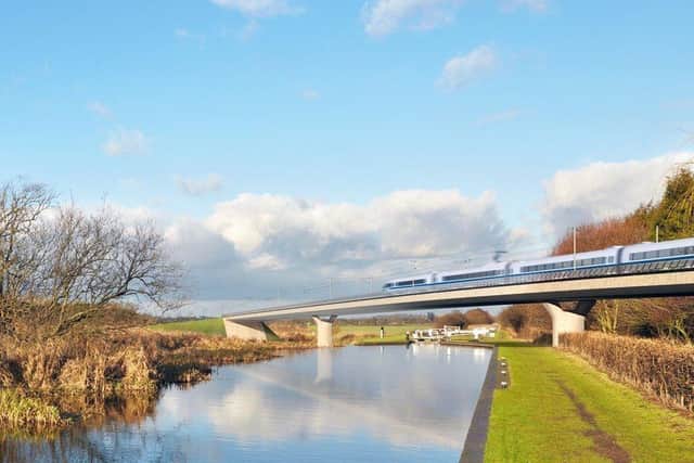HS2 through Yorkshire is being axed.