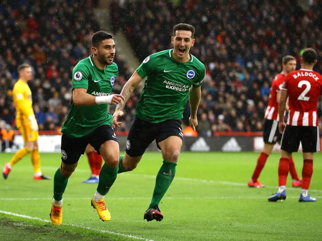 Number of players: 37. Average age: 26. Most valuable players: Lewis Dunk and Neal Maupay (£18m).