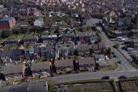 This still from drone footage captured by Daniel Grice shows Sheffield on coronavirus lockdown