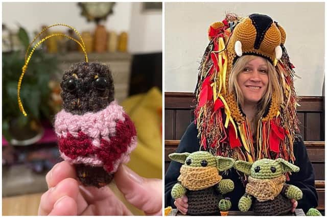 A Sheffield artist has sold out and has 30 more orders for a knitted pigs in blankets Christmas decoration that ended up looking... less than appetising.