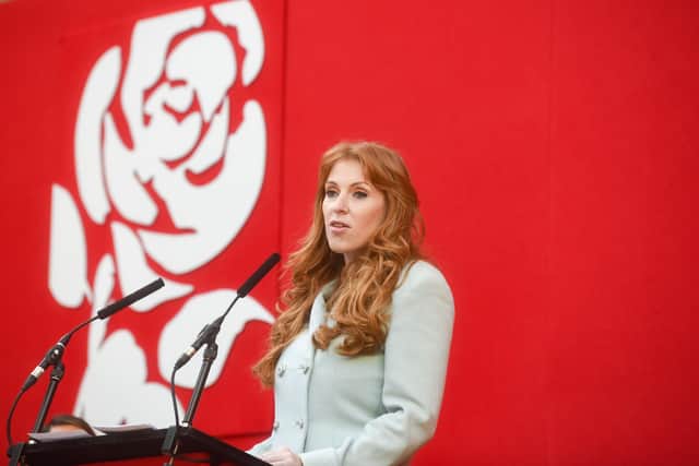Labour deputy leader Angela Rayner at the North West Regional Conference at the Winter Gardens.