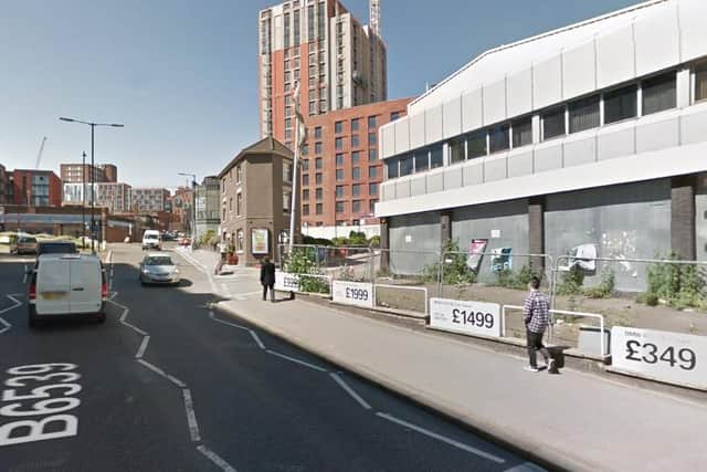 The flats are planned for land bounded by Hollis Croft and Broad Lane. Picture: Google