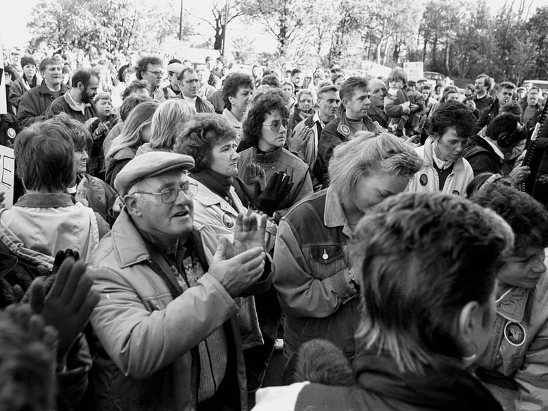 The pit closure programme came after many of Nottinghamshire's pits were shut in the 80s.