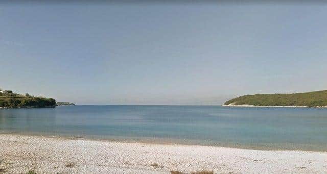 Mrs Glatman died at Avlaki beach on Corfu.