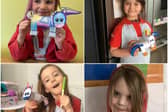 Members of the new Rainbow group - clockwise from top left are Rosie,  Freya. Lyra and Neve