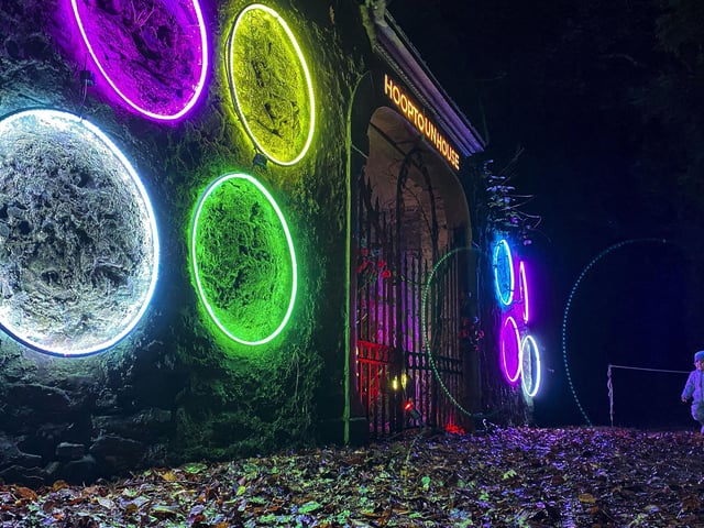 Hopetoun House grounds like you have never seen it before.