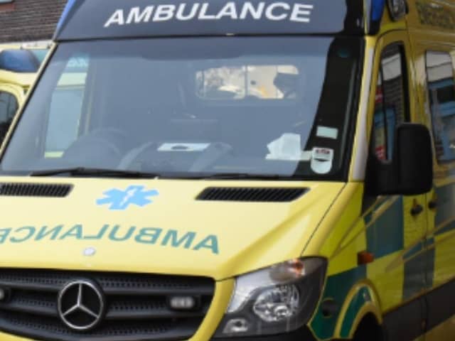 A man is believed to have suffered a medical episode at the wheel before a tragic crash on Burncross Road, Chapeltown, Sheffield, which closed the road for period of time on Monday., while emergency services attended. File picture shows an ambulance
