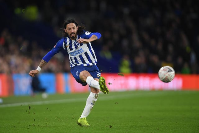 Brighton and Hove Albion’s Ezequiel Schelotto admits he is unsure if he will be offered a new contract before it expires this summer. (Passion Inter)