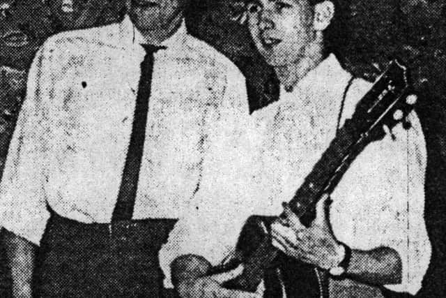 Local star Dave Berry, left, that first rose to prominence in the 1950s