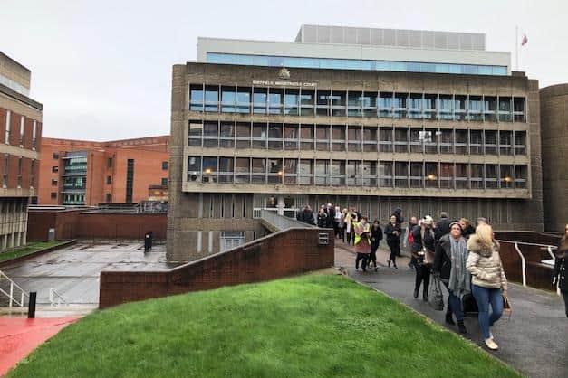 Sheffield Magistrates' Court, pictured, has been temporarily closed due to "leaks" and cases were being transferred to be heard at the Sheffield Crown Court building before the crown court building was also forced to close temporarily due to flooding.