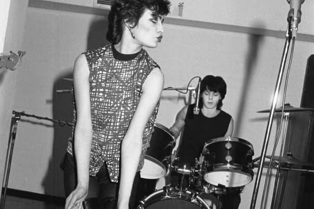 Future goth icon Siouxsie Sioux performs at Sheffield's Limit - a future champion of the movement. Pic by Pete Hill