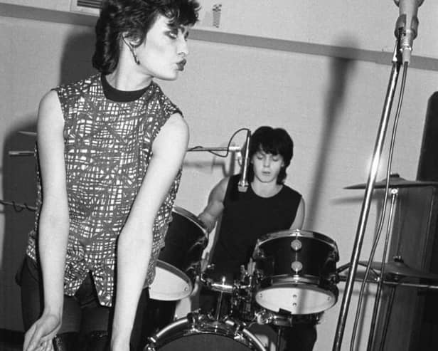 Future goth icon Siouxsie Sioux performs at Sheffield's Limit - a future champion of the movement. Pic by Pete Hill