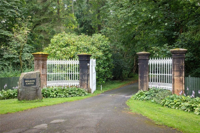 Entrance and driveway.